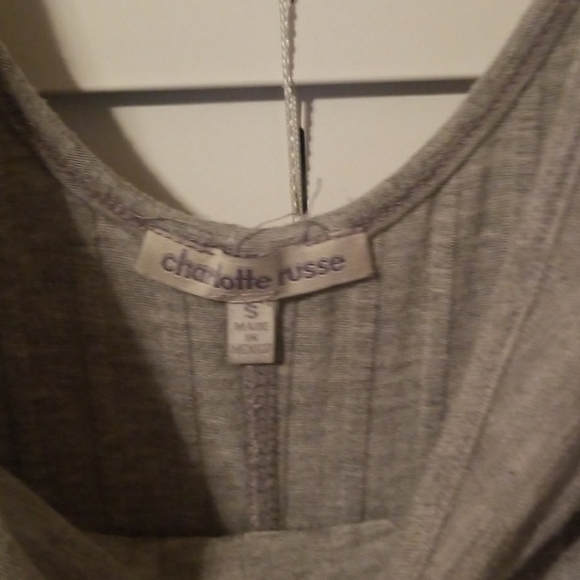 CHARLOTTE RUSSE | Grey Light Sweater Pattern Dress - Picture 3 of 6